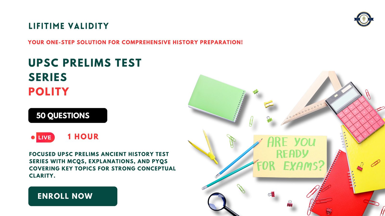 INDIAN POLITY – UPSC PRELIMS TEST SERIES